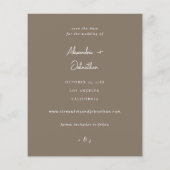 Budget Chic Stijlvolle Mod Foto Opslaan de Datum 2 (Achterkant)