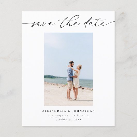 Budget Chic Stijlvolle Mod Foto Opslaan van de Dat (Voorkant)