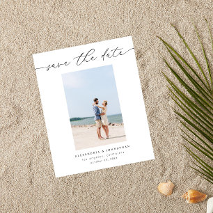 Budget Chic Stijlvolle Mod Foto Opslaan van de Dat Flyer