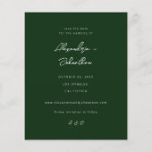 Budget Chic Stijlvolle Mod Foto Save the Date 3 GR (Achterkant)