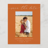 Budget Chic Stijlvolle Mod Foto Save the Date 3 Or (Voorkant)