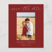 Budget Chic Stijlvolle Mod Foto Save the Date 3 Ro (Voorkant)