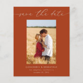 Budget Chic Stijlvolle Mod Foto Save the Date 3 Ro (Voorkant)