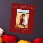 Budget Chic Stijlvolle Mod Foto Save the Date 3 Ro Flyer