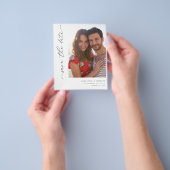 Budget Chic Stijlvolle Mod Foto Sla de datum 5 Flyer (Hand)