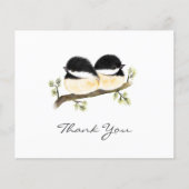 Budget Chickadees Bird All Occasion Dankuwel (Voorkant)