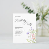 BUDGET Chique Wildflower Waterverf Volwassen Verja (Staand voorkant)