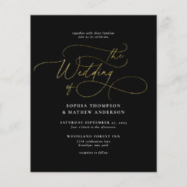 BUDGET Chique Zwart Goud QR Code Alles in een Brui