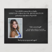 Budget Christelijk Afstuderen Aankondiging Verse (Achterkant)