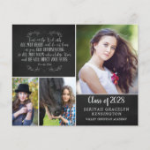 Budget Christelijk Afstuderen Aankondiging Verse (Voorkant)