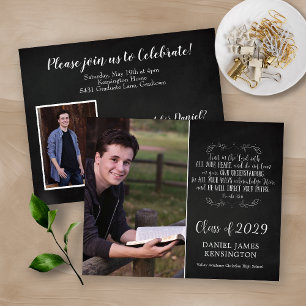 Budget Christelijk Bijbel Verse Afstuderen Foto