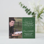 Budget Christelijk Verse Green Afstuderen Foto (Staand voorkant)