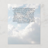 BUDGET CHRISTENING Invite Baptism Bautizo Bautismo (Achterkant)