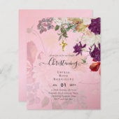 BUDGET CHRISTENING Invite Baptism Bautizo Bautismo (Voorkant / Achterkant)