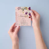 BUDGET CHRISTENING Invite Baptism Bautizo Bautismo Flyer (Hand)