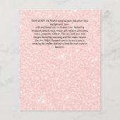 BUDGET CHRISTENING Invite Baptism Bautizo Bautismo Flyer (Achterkant)