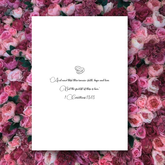 Budget Christian Monogrammed Cross Modern Minimal Kaart