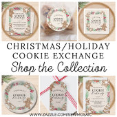 Budget Christmas Cookie Exchange Party Invitation