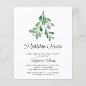 Budget Christmas Holiday Baby shower Invitation (Voorkant)