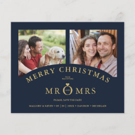 Budget Christmas Navy Chic Luxury Golden 2 Photos