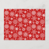 Budget Christmas Rustic Wood 4 FOTO Vakantie Kaart (Achterkant)