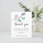 BUDGET Citaat Eucalyptus Weddenschap 3 Foto Bedank (Staand voorkant)