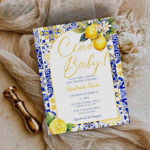 Budget Citroen Ciao Baby Shower Amalfi Uitnodiging
