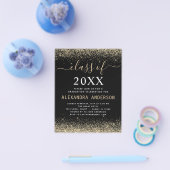Budget Class of 2023 Photo Afstuderen Gold Black Flyer (Enkel)