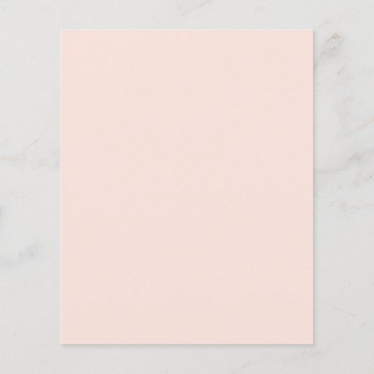 BUDGET Classic Blush Roze Goud Lijst Quinceanera (Achterkant)