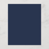 BUDGET Classic Elegant Marine Blauw Monogram Bruil (Achterkant)
