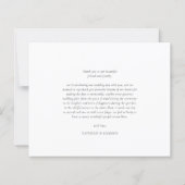 BUDGET Classic Elegant Script Photo Wedding (Achterkant)
