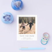 Budget Classic Foto De datum opslaan Flyer (Enkel)