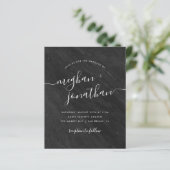 Budget Classic Obsidian Black Marble Wedding (Staand voorkant)