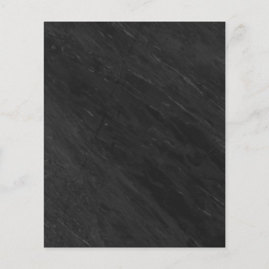 Budget Classic Obsidian Black Marble Wedding (Achterkant)