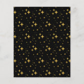 Budget Classy Black & Gold Confetti 40e verjaardag (Achterkant)