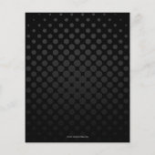 Budget Classy Black Karaoke Night Party Uitnodigin (Achterkant)