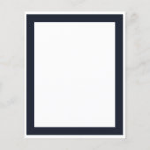 Budget Classy Blue Corporate Party - Uitnodiging (Achterkant)