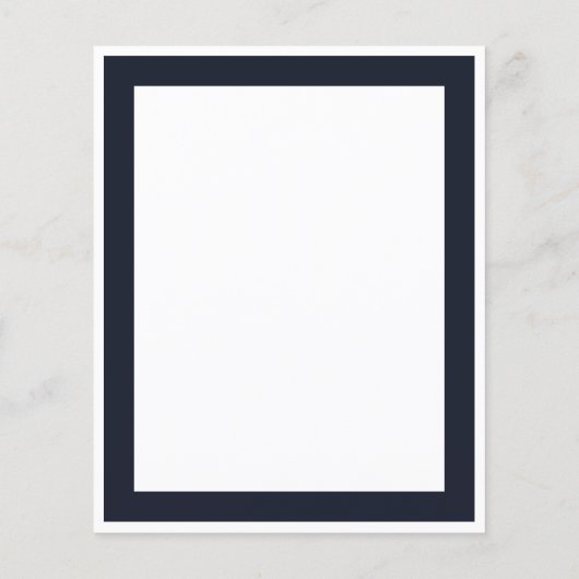 Budget Classy Blue Corporate Party - Uitnodiging (Achterkant)