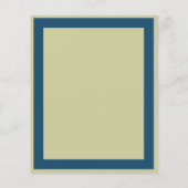 Budget Classy Blue Corporate Party - Uitnodiging (Achterkant)