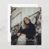 Budget Classy Overlay Fotocollage Afstuderen (Voorkant / Achterkant)