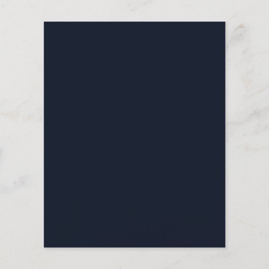 Budget Classy Roos Gold & Navy Blue Birthday Party (Achterkant)