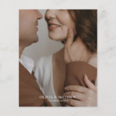 BUDGET Classy Script Fotocollage Wedding (Achterkant)