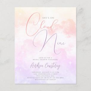 Budget Cloud Nine Dreamy Pastel Wolken en Sterren