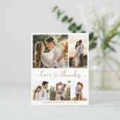 Budget Collage Heart Script Weddenschap Hartelijk  (Staand voorkant)