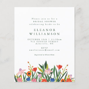 Budget Colorful Garden Floral Vrijgezellenfeest no