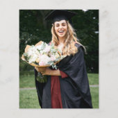 Budget Colorful Photo Gradution Party nodigt uit (Achterkant)