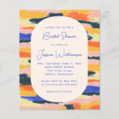 Budget Colorful Photo Playful Blue Shower nodigt u (Voorkant)