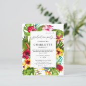Budget Colorful Tropical Floral Gradual Party (Staand voorkant)