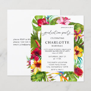 Budget Colorful Tropical Floral Gradual Party