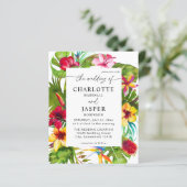 Budget Colorful Tropical Floral Wedding (Staand voorkant)